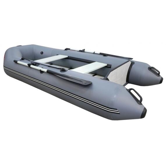 Лодка Polar Bird 260 ТМ Киль (Слань Стеклокомпозит) серый, Цвет: серый, фото , изображение 2