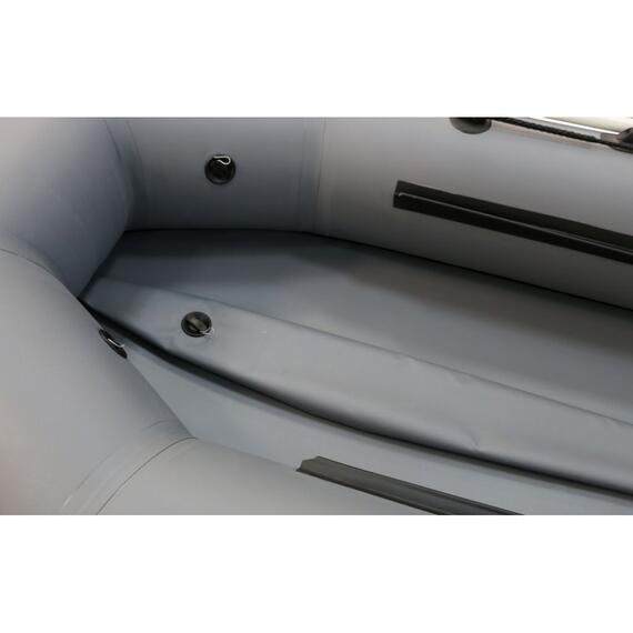 Лодка Polar Bird 260 ТМ Киль (Слань Стеклокомпозит) серый, Цвет: серый, фото , изображение 5