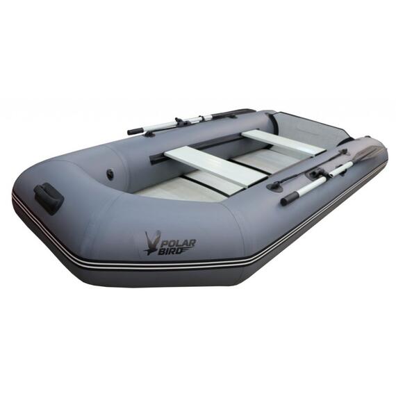 Лодка Polar Bird 260 ТМ Киль (Слань Стеклокомпозит) серый, Цвет: серый, фото , изображение 7