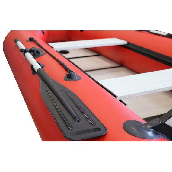 Лодка Polar Bird 260 ТМ Киль (Слань Стеклокомпозит) красный, Цвет: красный, фото , изображение 2