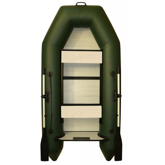 Лодка Polar Bird 260 ТМ Киль (Слань Стеклокомпозит) зеленый, Цвет: зеленый, фото 