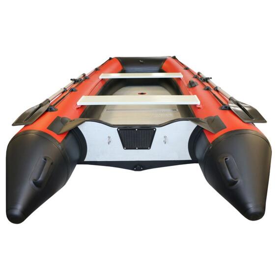 Надувная лодка Polar Bird 340M NEW Merlin Кречет (стеклокомпозит)черный красный, Цвет: черный/красный, фото , изображение 2