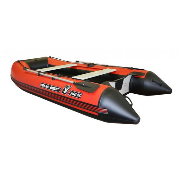 Надувная лодка Polar Bird 340M NEW Merlin Кречет (стеклокомпозит)черный красный, Цвет: черный/красный, фото , изображение 7