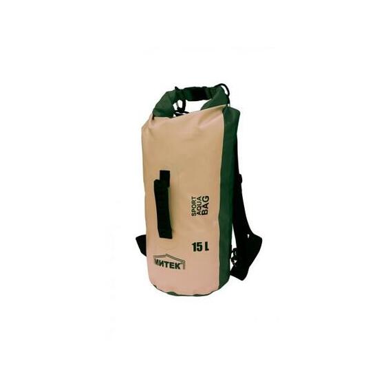 Герморюкзак Митек 15Л (Ø 22СМ Н-40СМ) (хаки), фото 