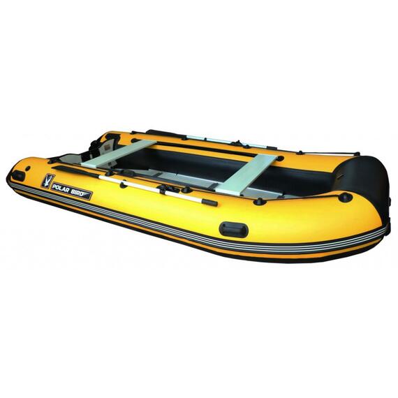 Лодка Polar Bird 400E NEW Eagle (Орлан) черный желтый, Расцветка: черный/желтый, фото , изображение 2
