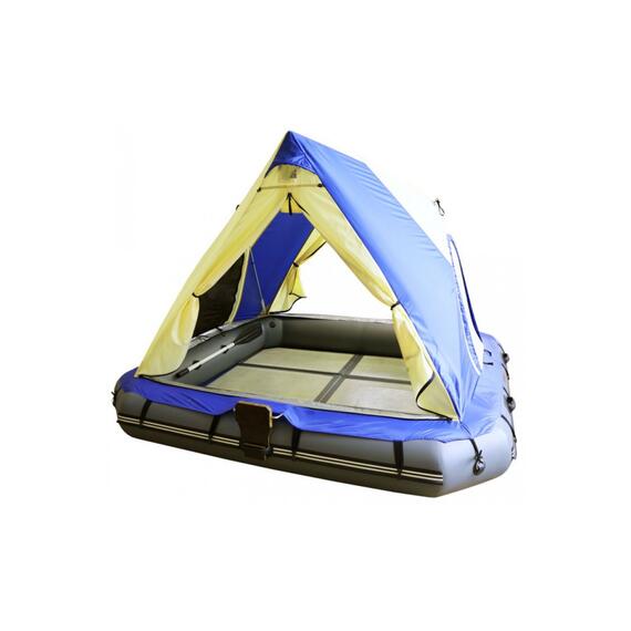 Надувной плот-палатка Polar bird Raft 260+слани стеклокомпозит, фото 