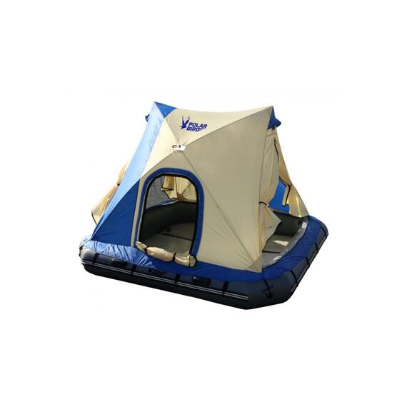 Надувной плот-палатка Polar bird Raft 260+слани стеклокомпозит, фото , изображение 2