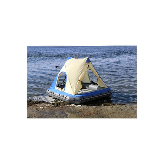 Надувной плот-палатка Polar bird Raft 260+слани стеклокомпозит, фото , изображение 3