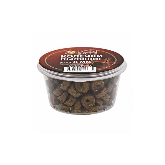 Lion Baits Колечки пылящие "Кукуруза" 8мм (50мл), фото 