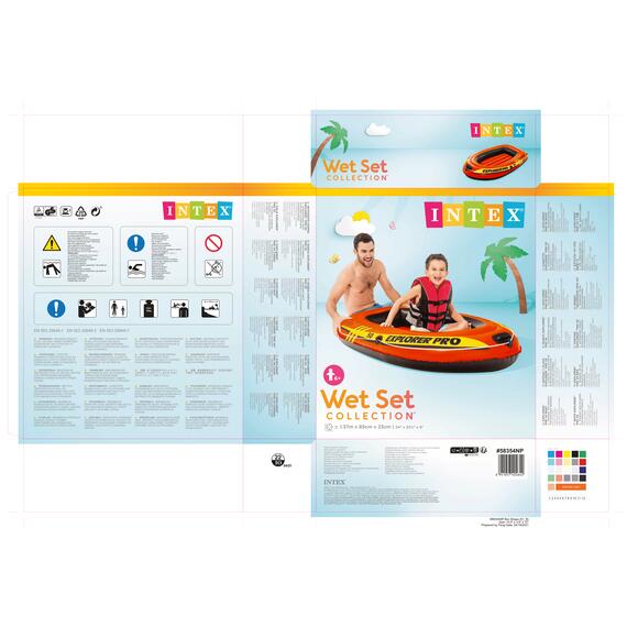 58354 Детская надувная одноместная лодка Intex 58354 Explorer Pro 50, фото , изображение 3