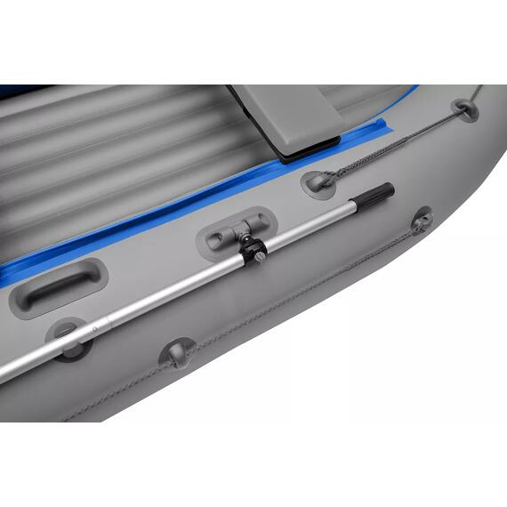 Надувная лодка Roger ТРОФЕЙ 3500 НДНД Серый с синим, фото , изображение 3