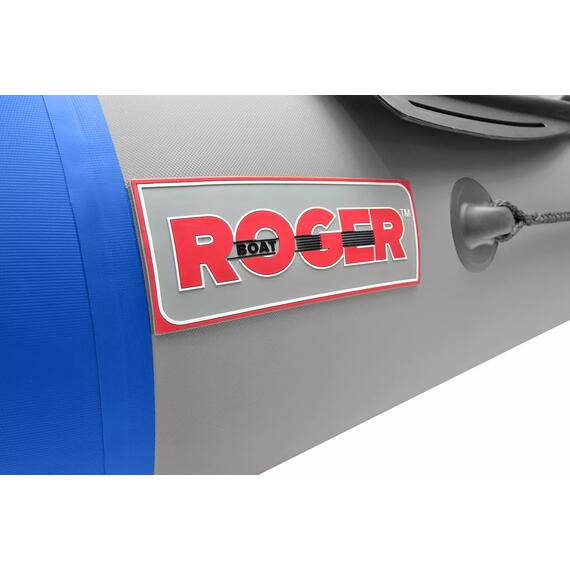 Надувная лодка Roger ТРОФЕЙ 3500 НДНД Серый с синим, фото , изображение 5