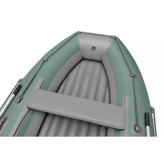 Надувная лодка Roger ТРОФЕЙ 3500 НДНД зеленый с серым, фото , изображение 3