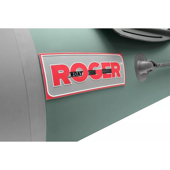 Надувная лодка Roger ТРОФЕЙ 3500 НДНД зеленый с серым, фото , изображение 4