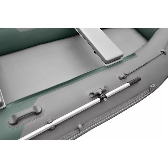 Надувная лодка Roger ЗЕФИР 3500 НДНД серый с зеленым, фото , изображение 4
