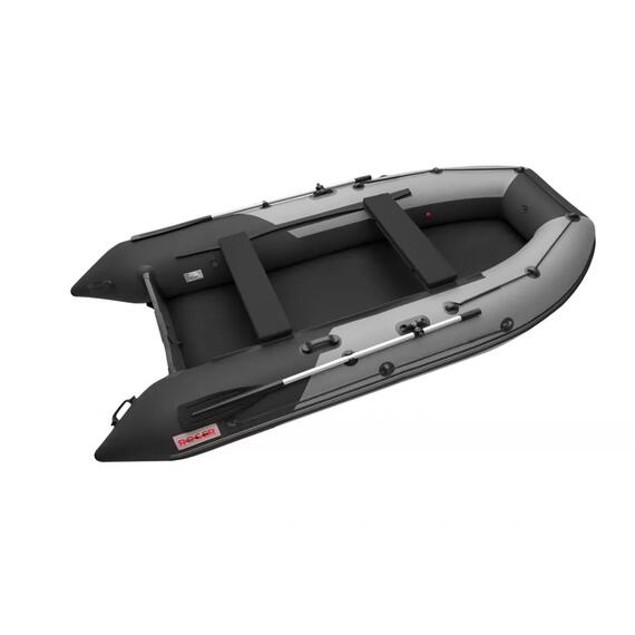 Надувная лодка Roger ЗЕФИР 3500 НДНД серый с черным, фото 