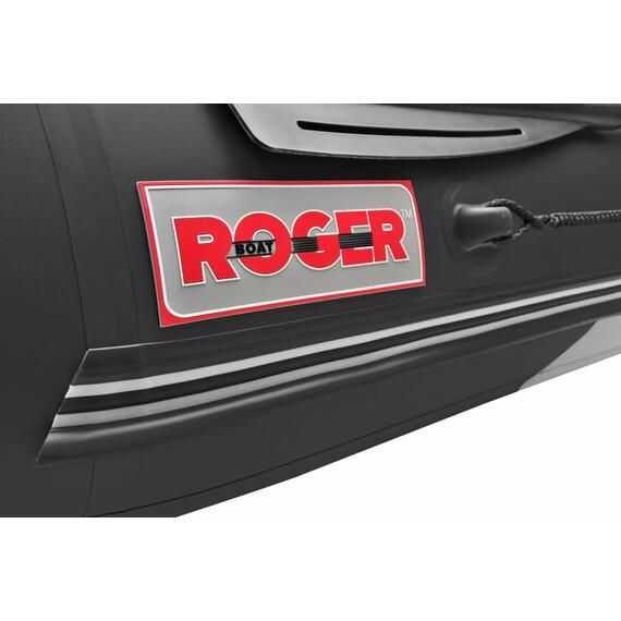 Надувная лодка Roger ЗЕФИР 3500 НДНД серый с черным, фото , изображение 2