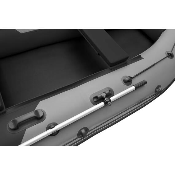 Надувная лодка Roger ЗЕФИР 3500 НДНД серый с черным, фото , изображение 4