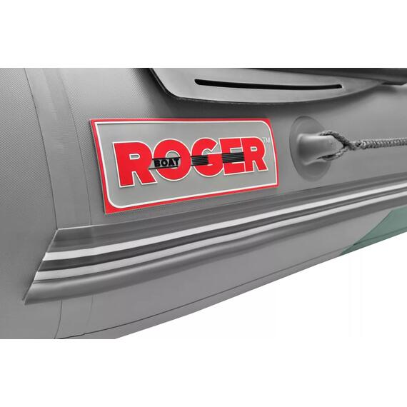 Надувная лодка Roger ЗЕФИР 3500 НДНД зеленый с серым, фото , изображение 2