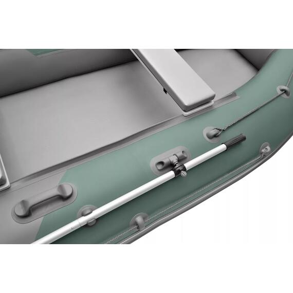 Надувная лодка Roger ЗЕФИР 3500 НДНД зеленый с серым, фото , изображение 4