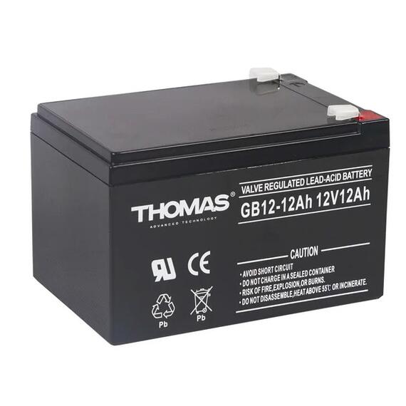 АККУМУЛЯТОР THOMAS (12 A/H), 12V ИБП, фото 