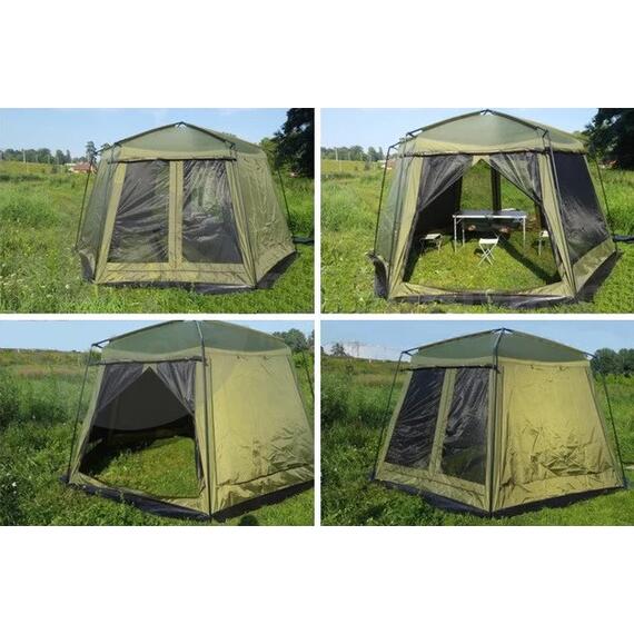 Шатер, тент палатка с сеткой и шторками LANYU, фото , изображение 5