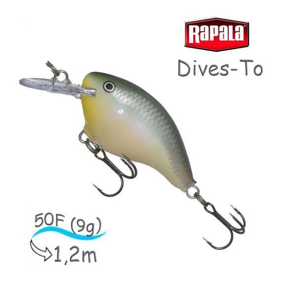 Воблер RAPALA Dives-To 4, BBH, фото 