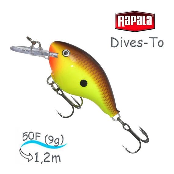 Воблер RAPALA Dives-To 4, CTB, фото 