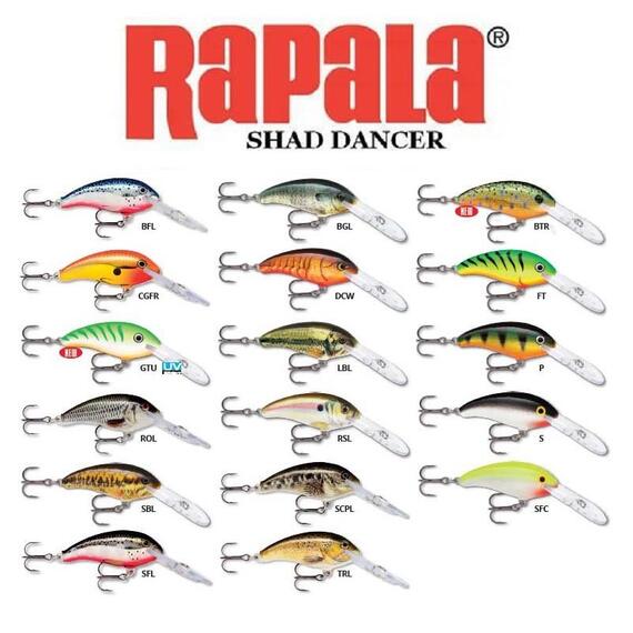 Воблер RAPALA Shad Dancer 07, BGL, Цвет: BGL, фото , изображение 2
