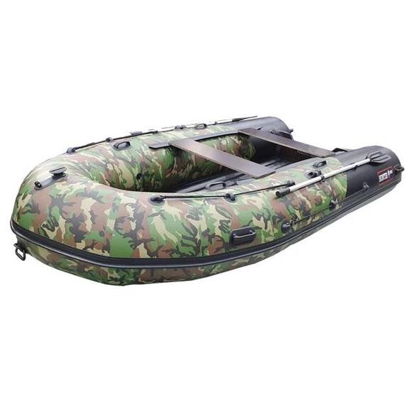 Надувная лодка Хантер 350 ПРО КМФ ХАКИ НАТО, фото 