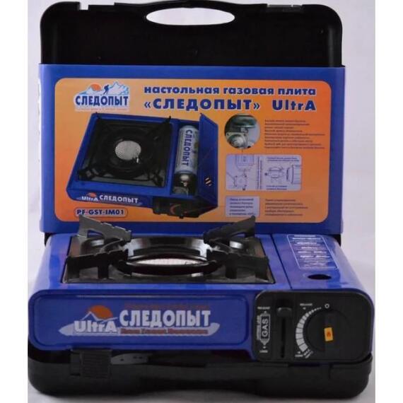 Плита наст. газовая СЛЕДОПЫТ "UltrA", керамическая (с переходником), фото , изображение 3