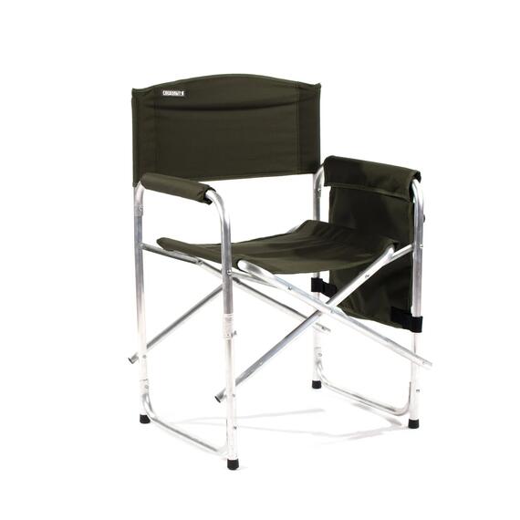 Кресло складное "СЛЕДОПЫТ" 585х450х825 мм, с карманом на подлокотнике, алюминий, синий, фото , изображение 3