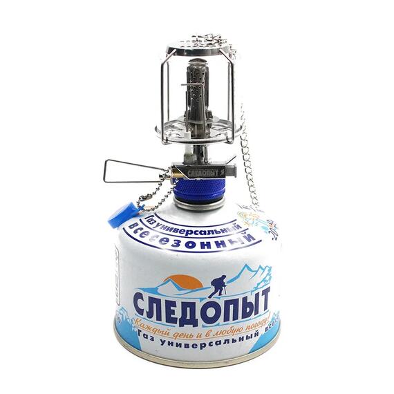 Светильник порт. газовый СЛЕДОПЫТ "Светлячок", пьезо, стекл., фото , изображение 2