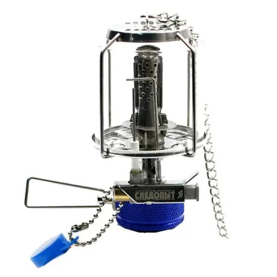 Светильник порт. газовый СЛЕДОПЫТ "Светлячок", пьезо, стекл., фото , изображение 3