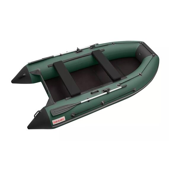 Надувная лодка Roger Hunter 3000 зеленый черный, фото 