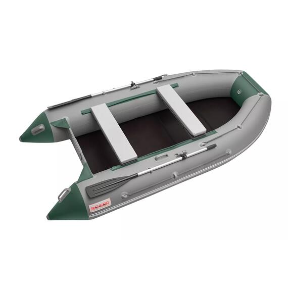 Надувная лодка Roger Hunter 3000 серый зеленые, фото 