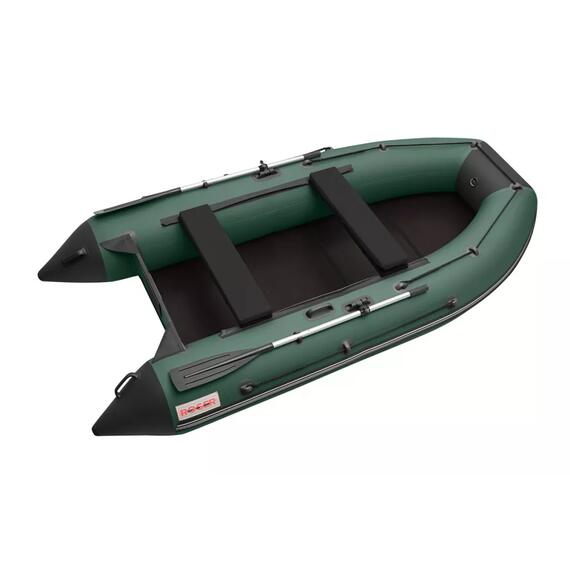 Надувная лодка Roger Hunter 3200 зеленый черный, фото 
