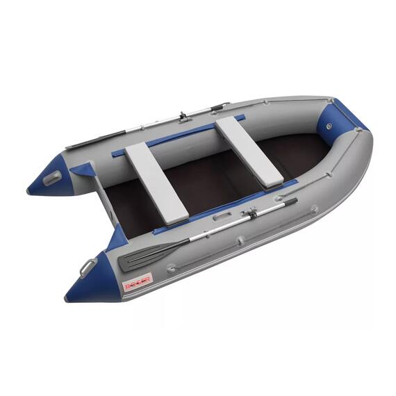 Надувная лодка Roger Hunter 3200 серый синий, фото 