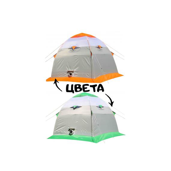 Зимняя палатка Лотос 3С (Салатовый), Цвет: салатовый, Вместимость (чел): 3, фото , изображение 4