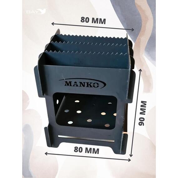 Щепотница MANKO печь Турист микро 8х8х9см компактная, фото , изображение 4