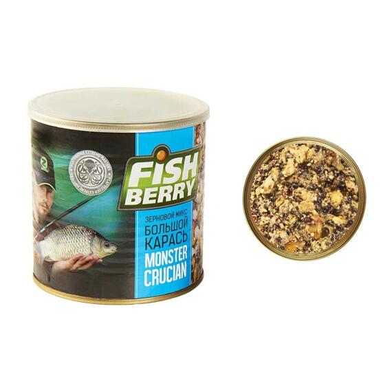 FISHBERRY Зерновой микс Monster Crucian (Большой карась) - 430 мл