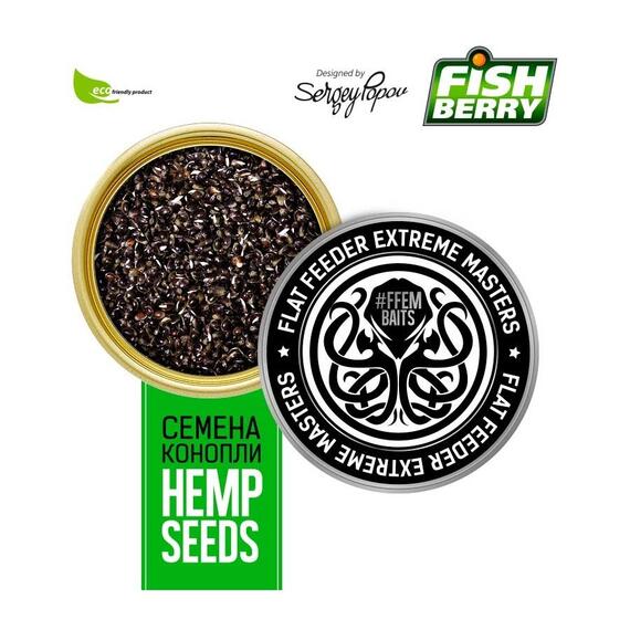 FISHBERRY Зерновая смесь Hemp Seeds (Семена конопли) - 430 мл