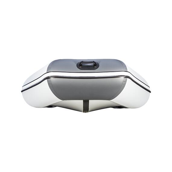 Надувная лодка Аква 3200 (слань-книжка, киль) Светло-серый / графитНадувная лодка Аква 3200 (слань-книжка, киль) Светло-серый / графит