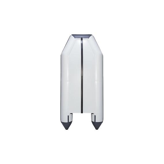 Надувная лодка Аква 3200 (слань-книжка, киль) Светло-серый / графит