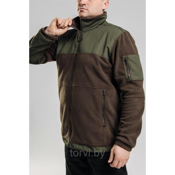 Байка DEFENDR-2 Bay из флиса с отделкой, р 2XL олива, Цвет: олива, Размер: 2XL, фото , изображение 3