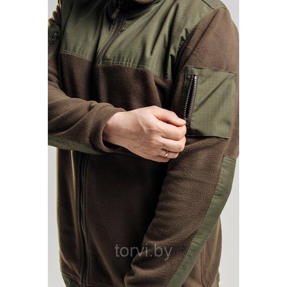 Байка DEFENDR-2 Bay из флиса с отделкой, р 2XL олива, Цвет: олива, Размер: 2XL, фото , изображение 4