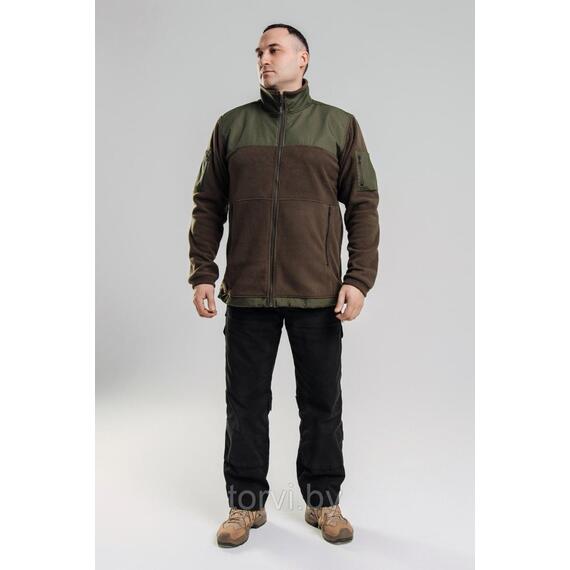 Байка DEFENDR-2 Bay из флиса с отделкой, р 2XL олива, Цвет: олива, Размер: 2XL, фото 