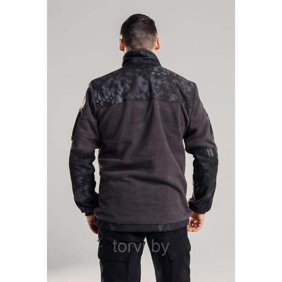 Байка DEFENDR-2 Bay из флиса с отделкой, р 4XL серый питон, Цвет: серый питон, Размер: 4XL, фото , изображение 3