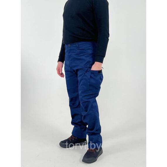 Брюки BDU Premium, рост 182-188, твил, размер L, синий, фото , изображение 2