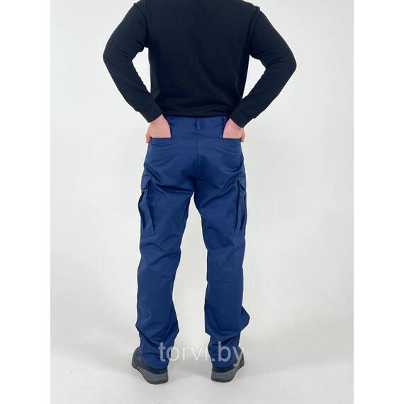 Брюки BDU Premium, рост 182-188, твил, размер L, синий, фото , изображение 5